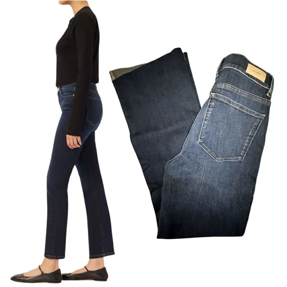 DL1961 Bridget Boot High Rise Instasculpt in Thunderbird Size 25